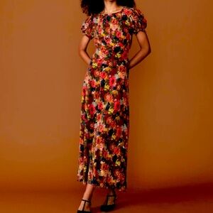 Doen Giselle Dress in Moonlit Garden sz L